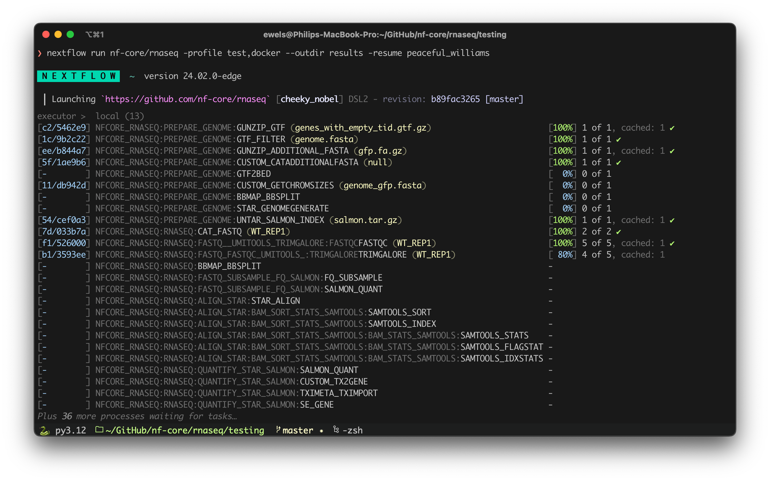 New coloured output from Nextflow